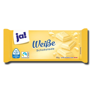 Ja Weibe White Chocolate 100g Ja Weibe White Chocolate 100g