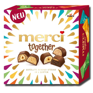 Merci Together Chocolate Assortment Carton 175g Merci Together Chocolate Assortment Carton 175g