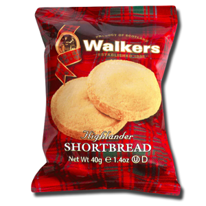 Walkers Shortbread Pure Butter Highlander 40g Walkers Shortbread Pure Butter Highlander 40g