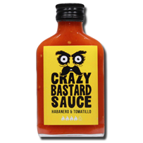 Crazy Bastard Sauce Habanero & Tomatillo Level 4 Hot 100ml