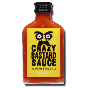 Crazy Bastard Sauce Habanero & Tomatillo Heat Level 4 100ml