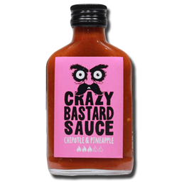 Crazy Bastard Hot Sauce Chipotle & Pineapple Heat 4 100ml