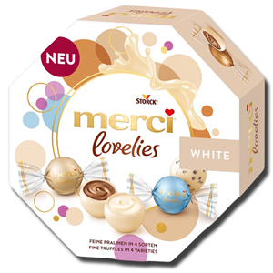 Merci Lovelies White Chocolate Carton 185g