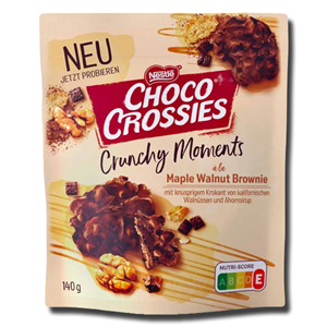 Nestlé Choco Crossies Crunchy Moments Maple Walnut Brownie 140g