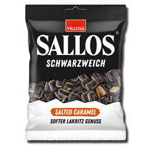 Villosa Sallos Schwarzweich Salted Caramel Gums 200g