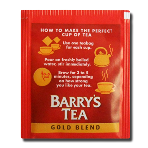 Barry's Tea Gold Black Tea Bag Unit 2.5g Barry's Tea Gold Black Tea Bag Unit 2.5g