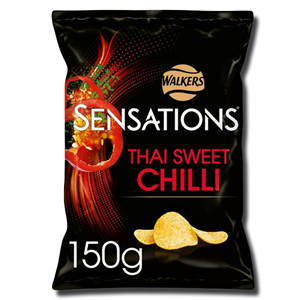 Walkers Sensations Crisps Thai Sweet Chilli 150g