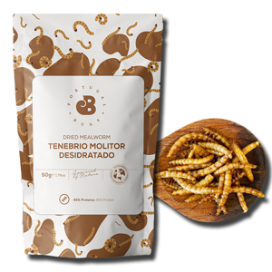 Portugal Bugs Dried Mealworms 50g Portugal Bugs Dried Mealworms 50g