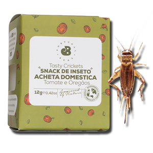 Portugal Bugs Tasty Crickets Tomate e Oregãos 12g