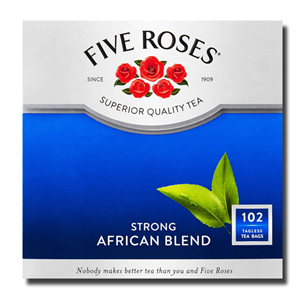 Five Roses Strong African 100' Teabags 250g