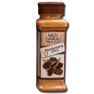 Helderberg Spice Wild Garlic Braail Salt 200ml Helderberg Spice Wild Garlic Braail Salt 200ml