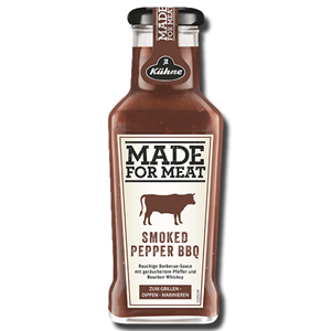 Kuhne Made For Meat Sauce Smoked Pepper BBQ 235ml