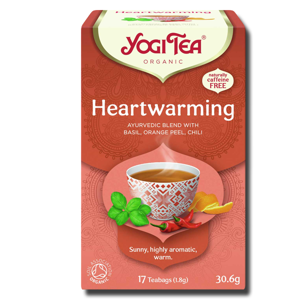 Yogi Tea HeartWarming Chilli Basil Orange Tea 17´s 30.6g Yogi Tea HeartWarming Chilli Basil Orange Tea 17´s 30.6g