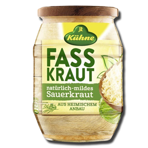 Kuehne Fasskraut Traditional Sauerkraut 680g
