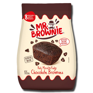 Mr. Brownie Chocolate Brownie With Chips 200g Mr. Brownie Chocolate Brownie With Chips 200g
