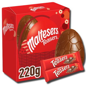 Maltesers Teasers Milk Chocolate Large Easter Egg 220g Maltesers Teasers Milk Chocolate Large Easter Egg 220g