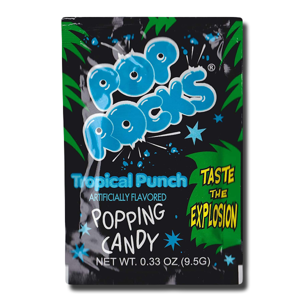 PopRocks Popping Candy Tropical Punch 9.5g PopRocks Popping Candy Tropical Punch 9.5g