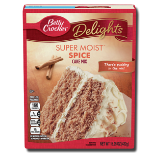 Betty Crocker Super Moist Spice Cake Mix 432g Betty Crocker Super Moist Spice Cake Mix 432g