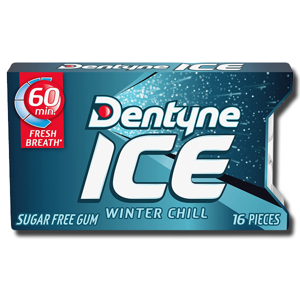 Dentyne Ice Winter Chill Gum 16's 25g Dentyne Ice Winter Chill Gum 16's 25g