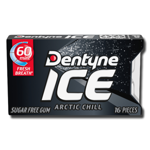 Dentyne Ice Artic Chill Gum 16's 25g Dentyne Ice Artic Chill Gum 16's 25g
