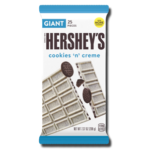 Hershey's Cookies 'n' Creme Giant Bar 208g Hershey's Cookies 'n' Creme Giant Bar 208g