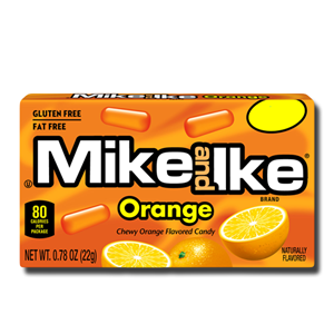 Mike And Ike Chewy Candy Orange Box 22g