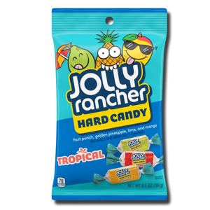 Jolly Rancher Hard Candy Tropical Fruit 184g Jolly Rancher Hard Candy Tropical Fruit 184g
