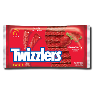 Twizzlers Strawberry Low Fat Snack 198g