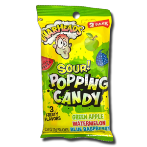 Warheads Popping Candy Sour 21g Warheads Popping Candy Sour 21g