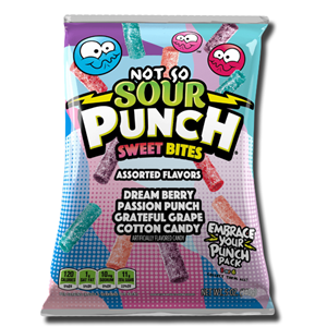 Sour Punch Not So Sour Sweet Bites Fruit Flavors 142g
