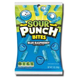Sour Punch Bites Blue Raspberry 142g Sour Punch Bites Blue Raspberry 142g