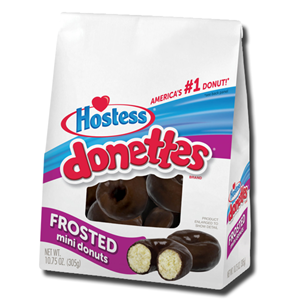 Hostess Donettes Frosted Chocolate Mini Donuts 305g