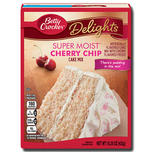 Betty Crocker Super Moist Cherry Chip Cake Mix 432g