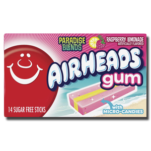 Airheads Gum Paradise Raspberry Lemonade 50g Airheads Gum Paradise Raspberry Lemonade 50g