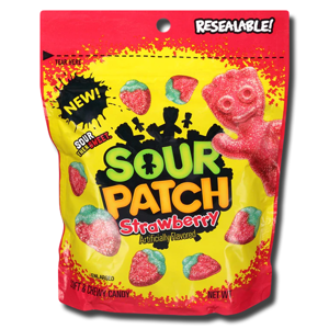 Sour Patch Strawberry Kids 340g Sour Patch Strawberry Kids 340g
