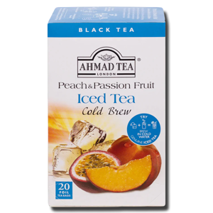 Ahmad Peach & Passion Fruit Cold Brew Iced Tea 20s Ahmad Peach & Passion Fruit Cold Brew Iced Tea 20s