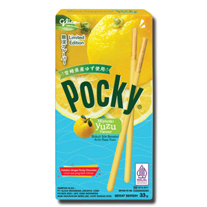 Glico Pocky Yuzu Lemon Flavour Biscuit 33g Glico Pocky Yuzu Lemon Flavour Biscuit 33g