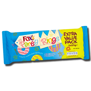Fox's Party Rings Super Twin Pack 250g