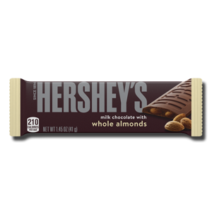 Hershey's Milk Chocolate With Whole Almonds 41g Hershey's Milk Chocolate With Whole Almonds 41g