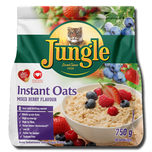 Jungle Instant Oats Mixed Berry 750g