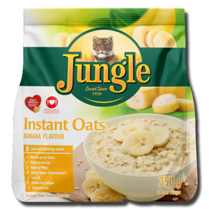 Jungle Oats Instant Oats Banana 750g Jungle Oats Instant Oats Banana 750g