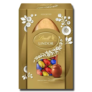 Lindt Lindor Egg with Assorted Mini Eggs 215g