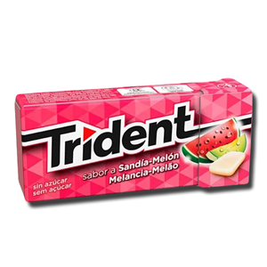 Trident Gum Watermelon Melon 10's 14g