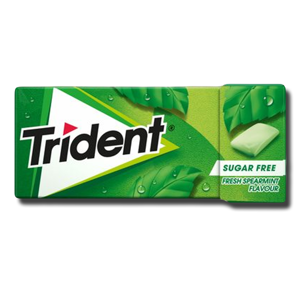 Trident Fresh Spearmint Sugar Free 14g Trident Fresh Spearmint Sugar Free 14g