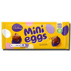 Cadbury Mini Eggs Chocolate Bar 110g