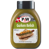P&W Cucumber Relish Gurken 300g