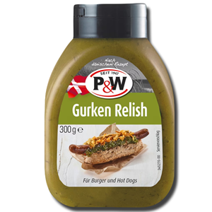 P&W Cucumber Relish Gurken 300g