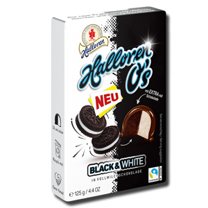 Halloren O's Black & White 125g Halloren O's Black & White 125g