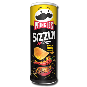 Pringles Sizzl'n Barbecue Spicy 180g Pringles Sizzl'n Barbecue Spicy 180g