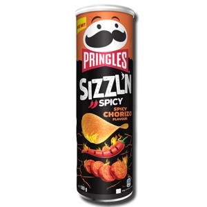 Pringles Sizzl'n Chorizo Spicy 180g Pringles Sizzl'n Chorizo Spicy 180g